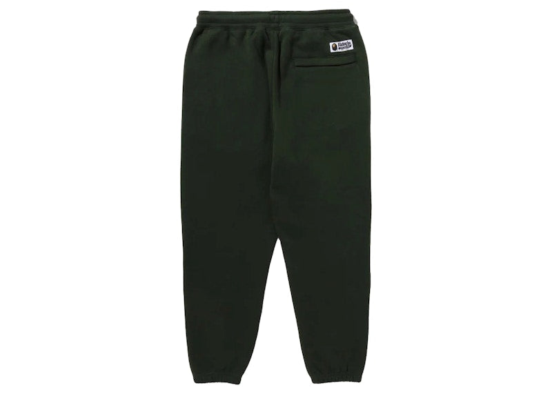 BAPE College Badges Sweatpants Green