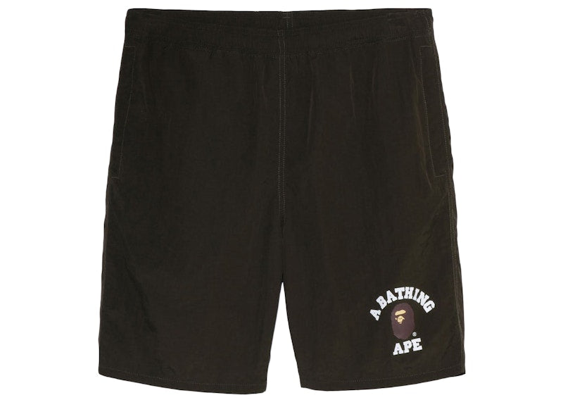 BAPE College Beach Online Exclusive Shorts Olive Drab