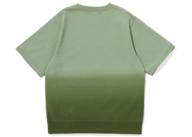 BAPE College Gradation S/S Sweat Crewneck Green