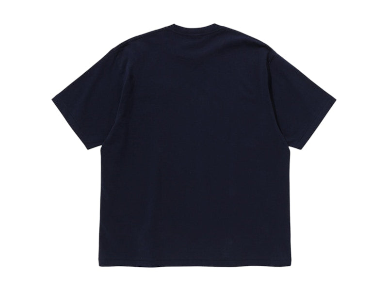 BAPE College Logo Relaxed Fit Tee Navy