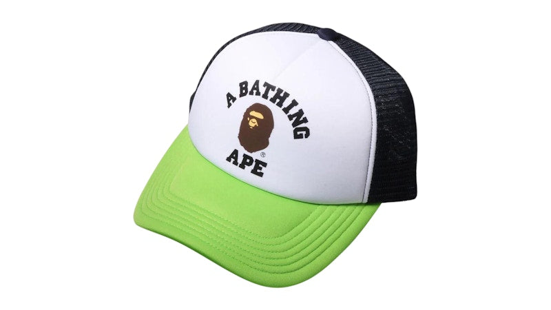 BAPE College Mesh Cap (FW25) Green