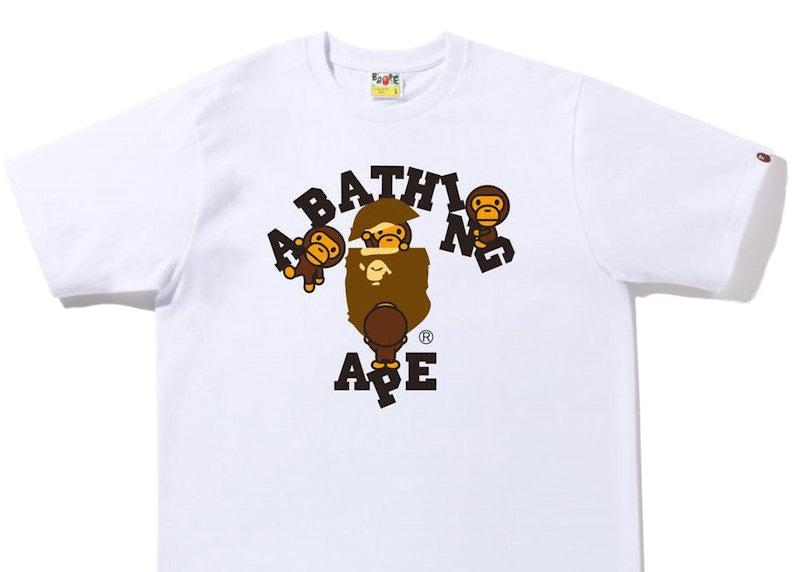 BAPE College Milo Tee (FW22) White
