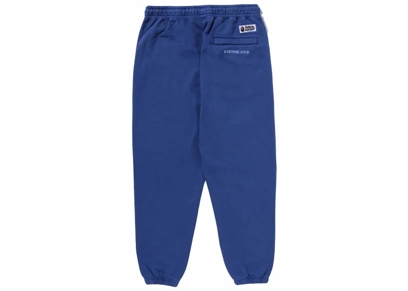 BAPE College One Point Overdye Pants Blue