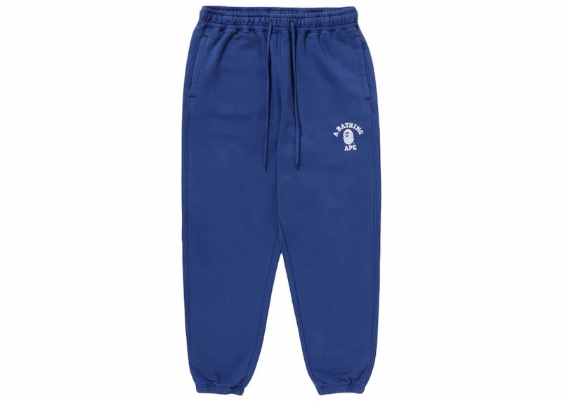 BAPE College One Point Overdye Pants Blue