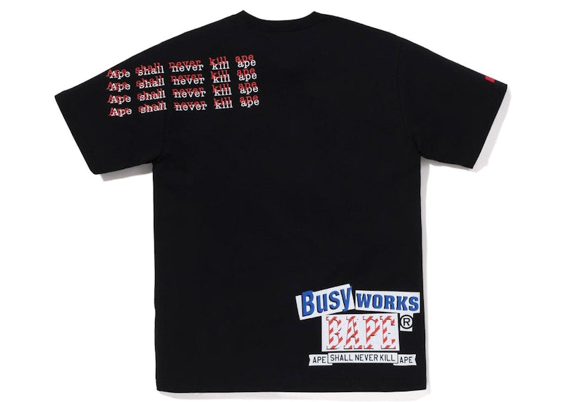 BAPE College Pocket Tee Black