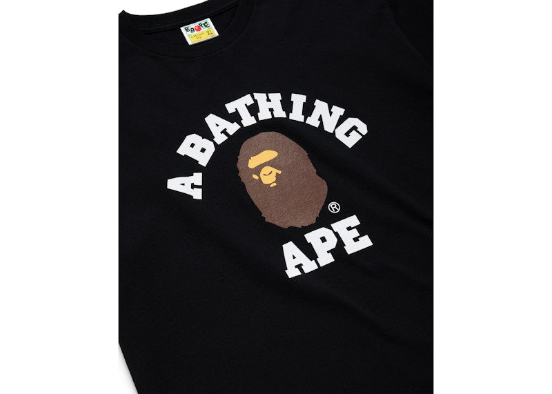 BAPE College Tee Black
