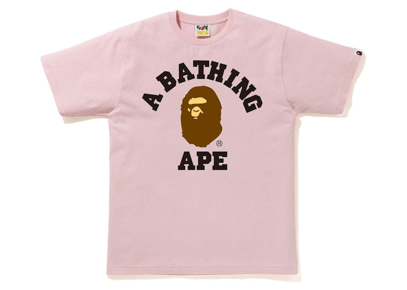 BAPE College Tee (SS21) Pink