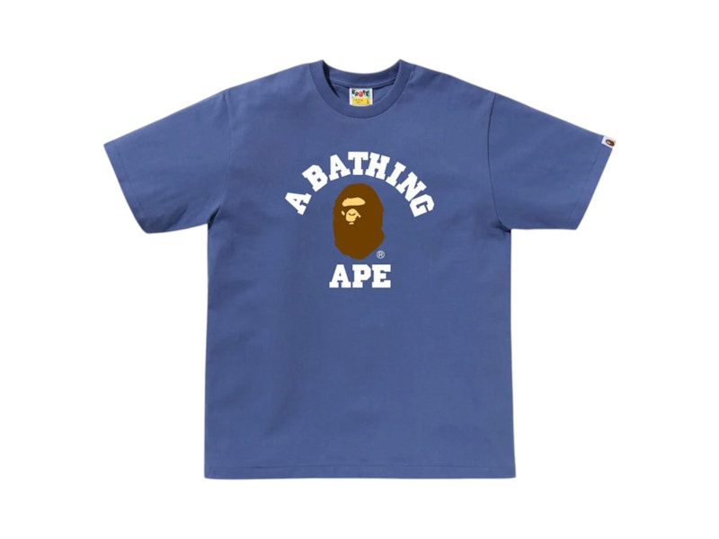 BAPE College Tee (SS25) Navy