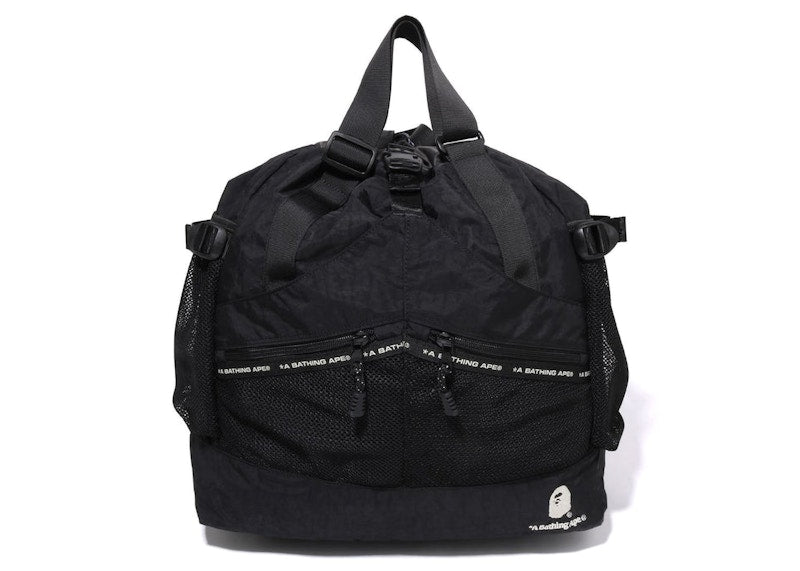 BAPE Color Block Multi Bag Black