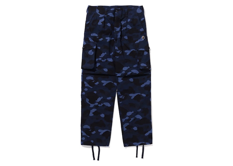 BAPE Color Camo 6 Pocket Pants Navy