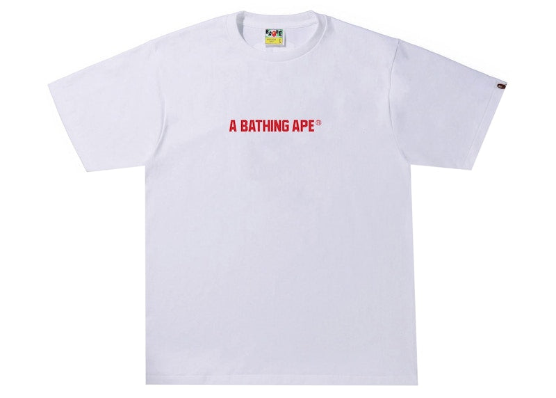 BAPE Color Camo BAPE Busy Works Tee White/Red