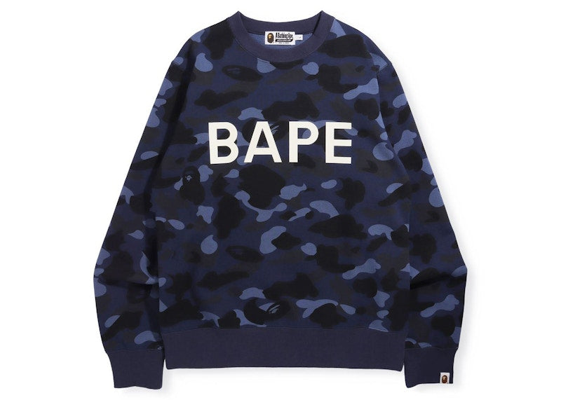 BAPE Color Camo BAPE Crewneck (Online Exclusive) Crewneck (FW21) Navy