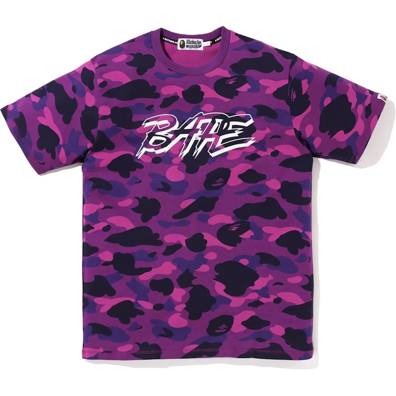 BAPE Color Camo BAPE Tee (FW19) Purple