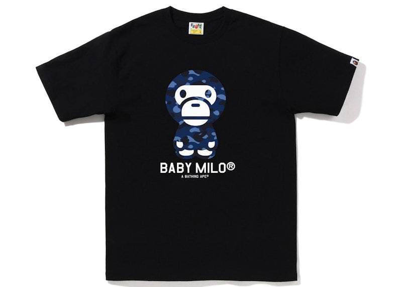 BAPE Color Camo Baby Milo Tee (FW22) Black Blue