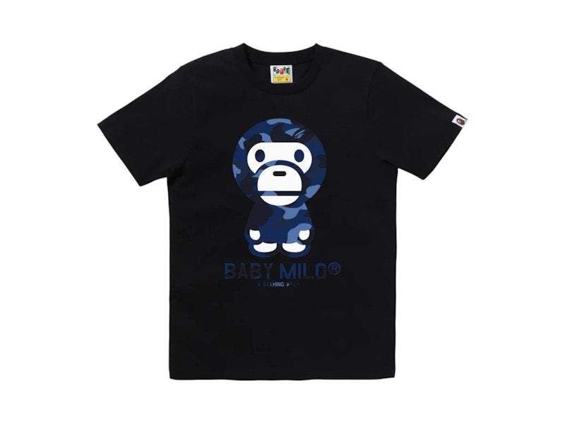 BAPE Color Camo Baby Milo Tee(FW25) Black x Navy