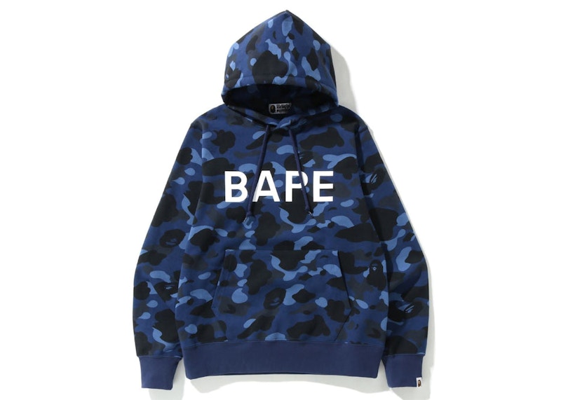 BAPE Color Camo Bape Pullover Hoodie (SS23) Navy