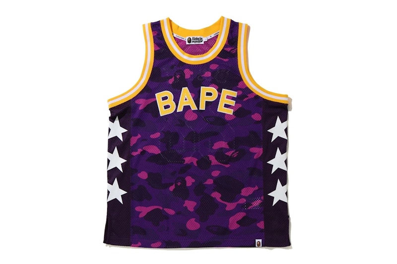 BAPE Color Camo Basketball Tank Top (SS20) Purple