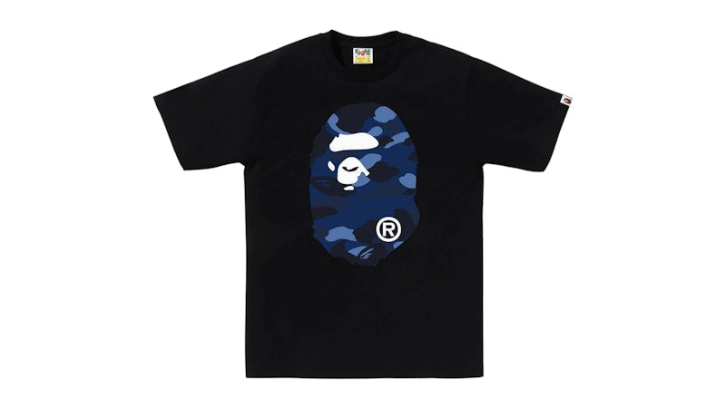 BAPE Color Camo Big Ape Head Tee (FW25) Black/Navy
