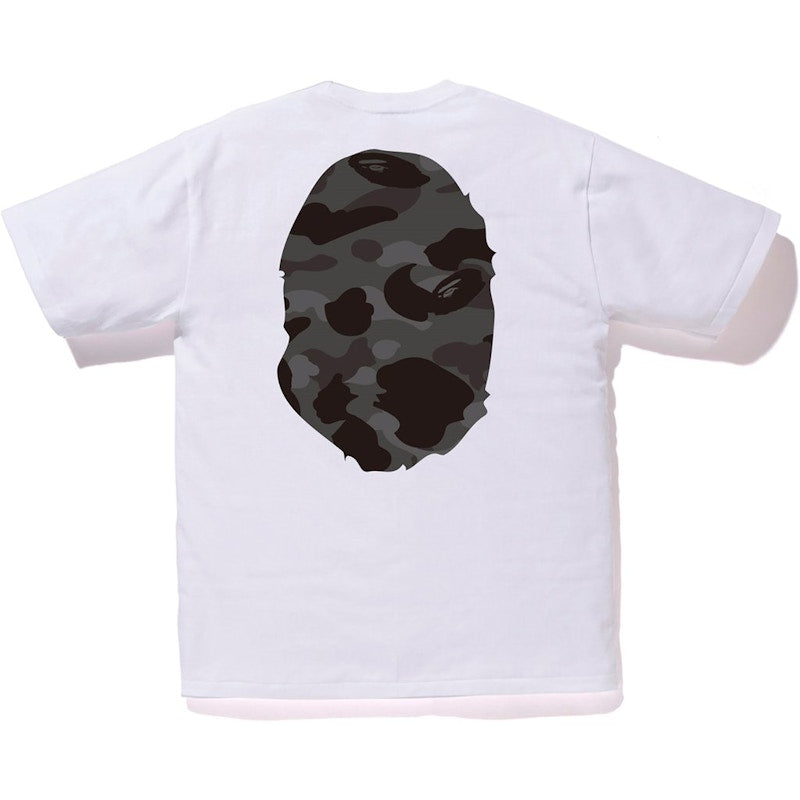 BAPE Color Camo Big Ape Head Tee White/Black