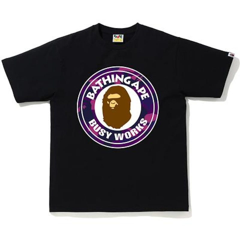 BAPE Color Camo Busy Works T-Shirt (SS20) Black/Purple