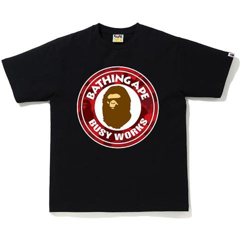 BAPE Color Camo Busy Works T-Shirt (SS20) Black/Red