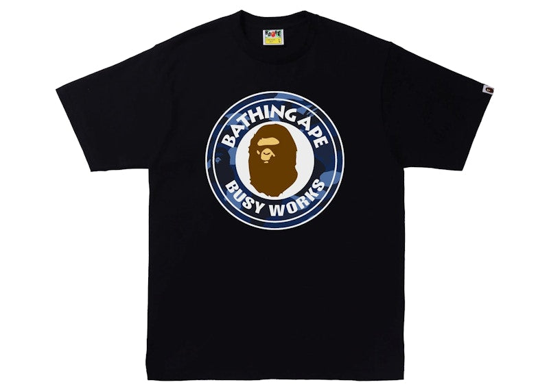 BAPE Color Camo Busy Works Tee (SS22) Black/Navy