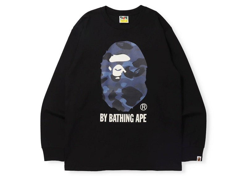 BAPE Color Camo By Bathing Ape (Online Exclusive) L/S Tee (FW21) Black/Navy