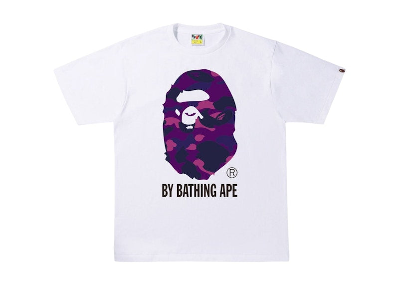 BAPE Color Camo By Bathing Ape Tee White/Purple