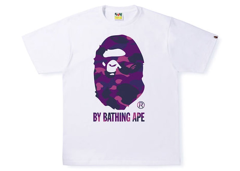 BAPE Color Camo By Bathing Ape Tee (SS22) White Purple