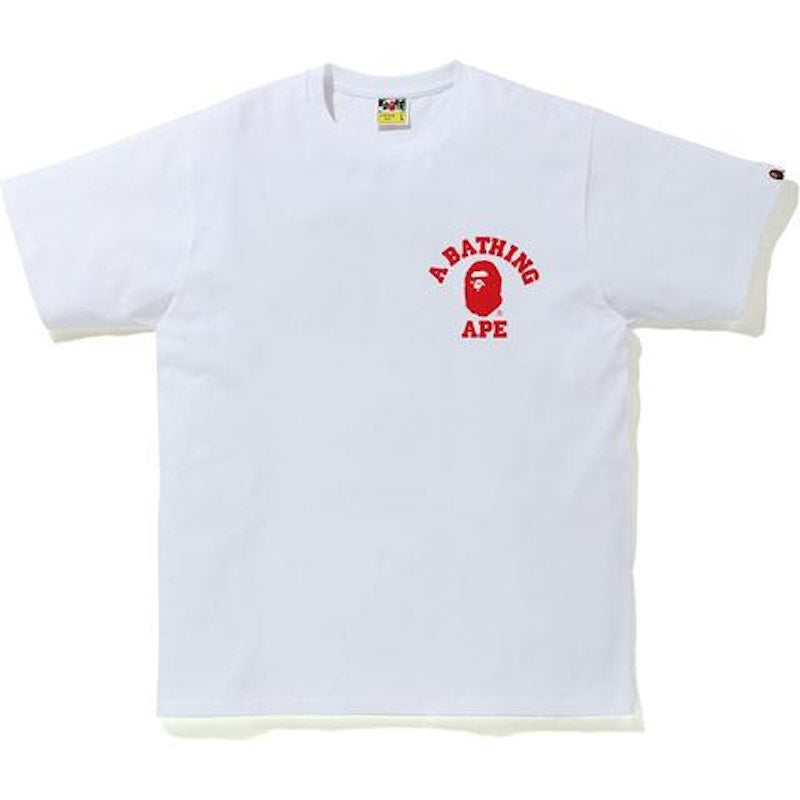 BAPE Color Camo College ATS Tee (FW20) White/Red