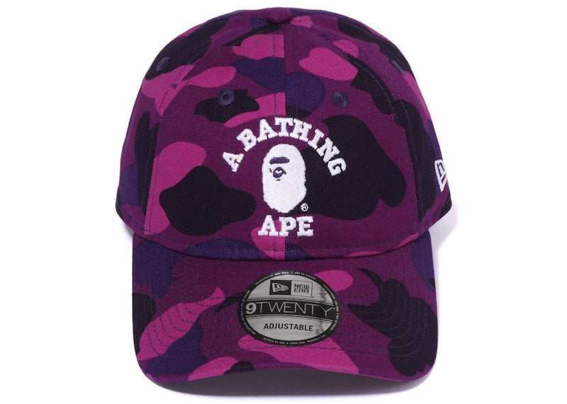 BAPE Color Camo College New Era 9Twenty Cap (FW22) Purple
