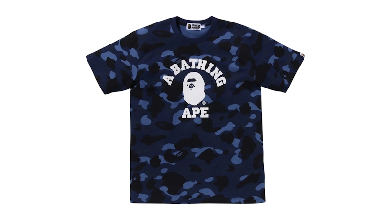 BAPE Color Camo College Tee (FW25) Navy