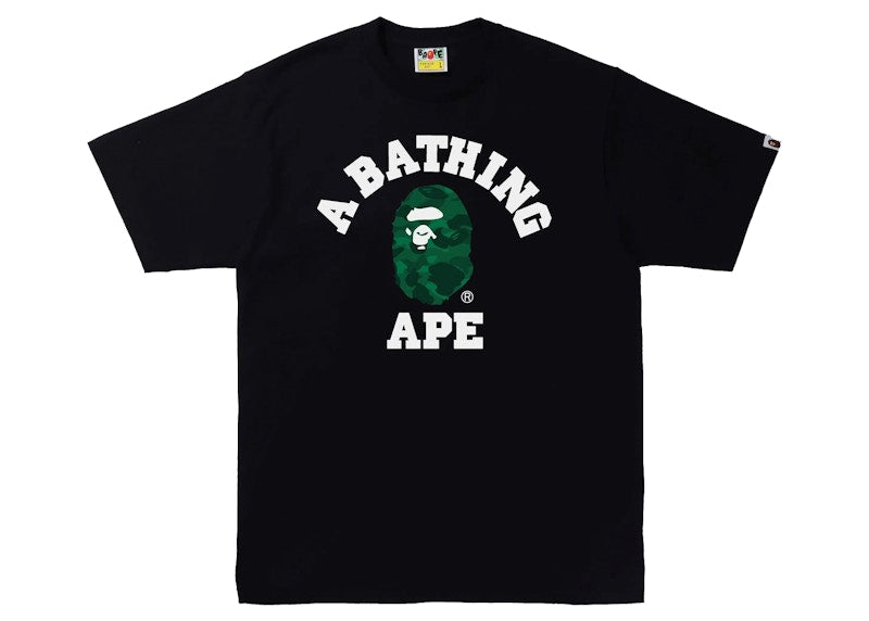 BAPE Color Camo College Tee (SS22) Black/Green