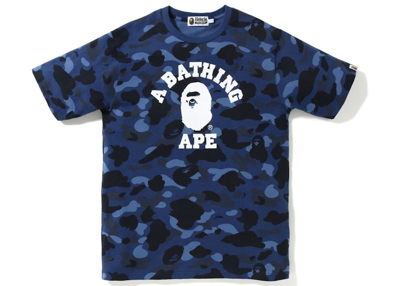 BAPE Color Camo College Tee (SS23) Navy