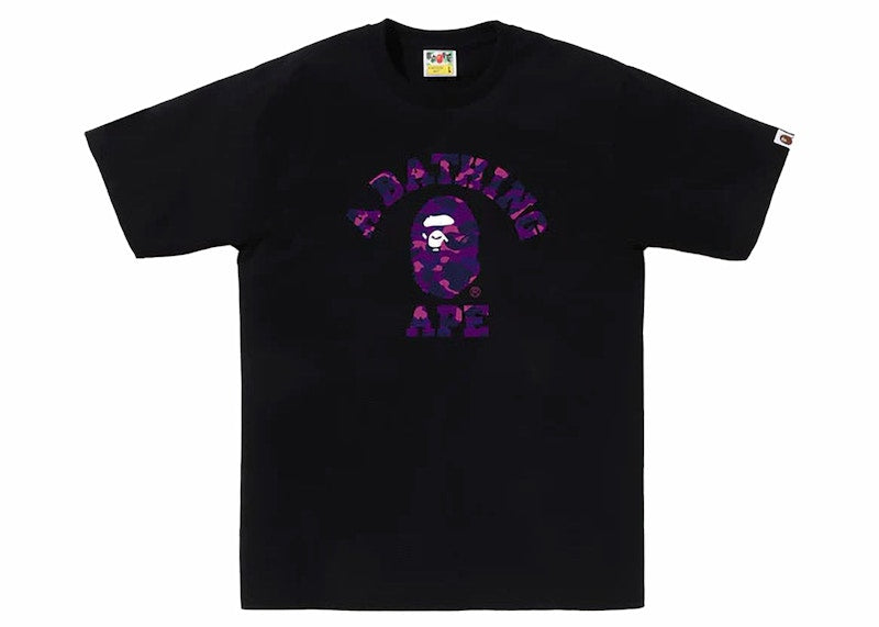 BAPE Color Camo College Tee (SS24) Black/Purple