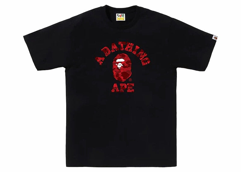 BAPE Color Camo College Tee (SS24) Black/Red