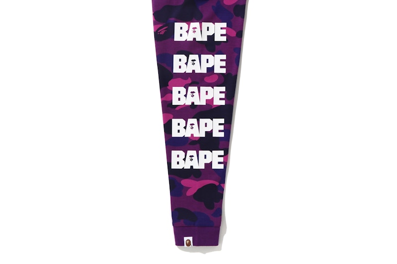 BAPE Color Camo Hunting L/S Tee Purple