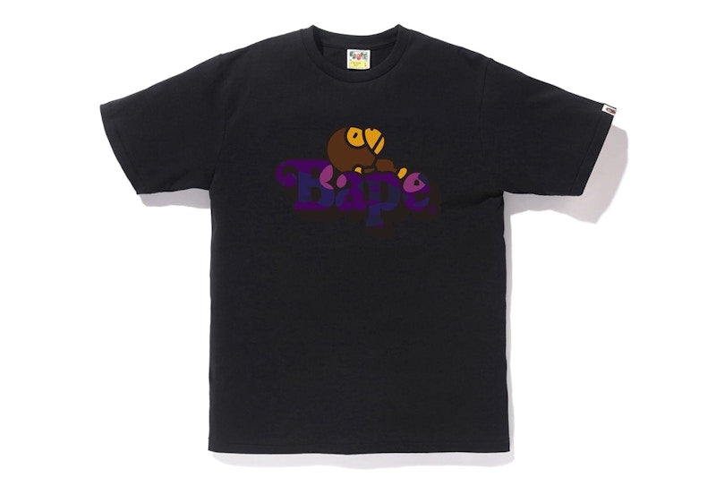 BAPE Color Camo Milo On Bape Tee Black/Purple