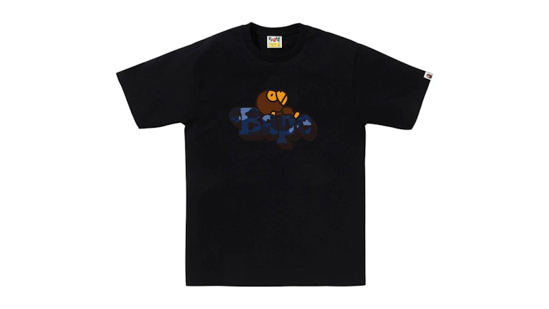 BAPE Color Camo Milo On Tee Black/Navy