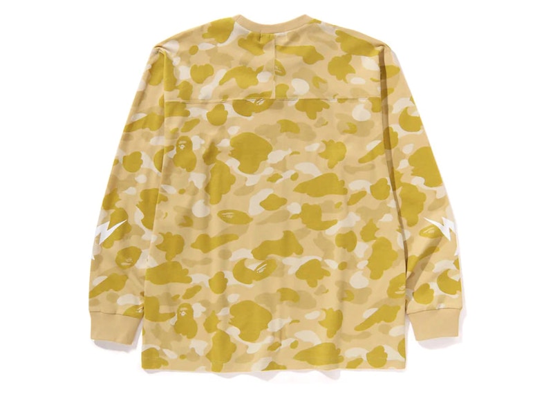 BAPE Color Camo Relaxed Fit L/S Tee Yellow