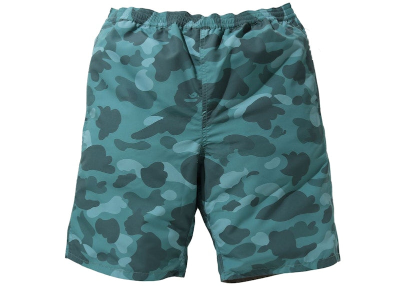 BAPE Color Camo Reversible Shorts Green