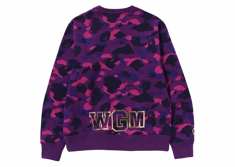 BAPE Color Camo Shark Crewneck (SS24) Purple