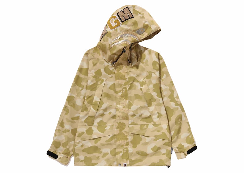 BAPE Color Camo Shark Snowboard Jacket Yellow