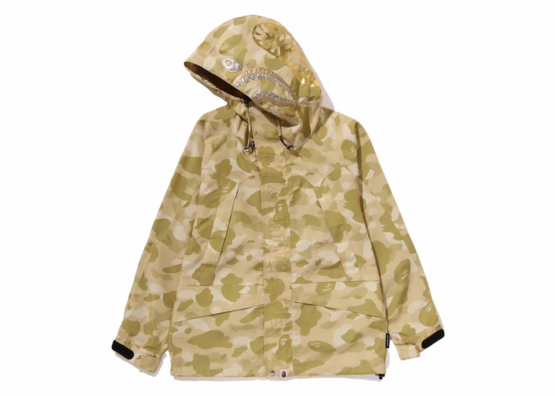 BAPE Color Camo Shark Snowboard Jacket Yellow