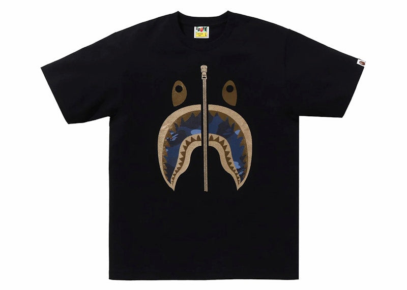 BAPE Color Camo Shark Tee (SS24) Black/Navy