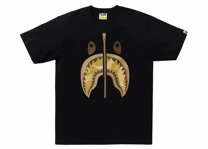 BAPE Color Camo Shark Tee (SS24) Black/Yellow