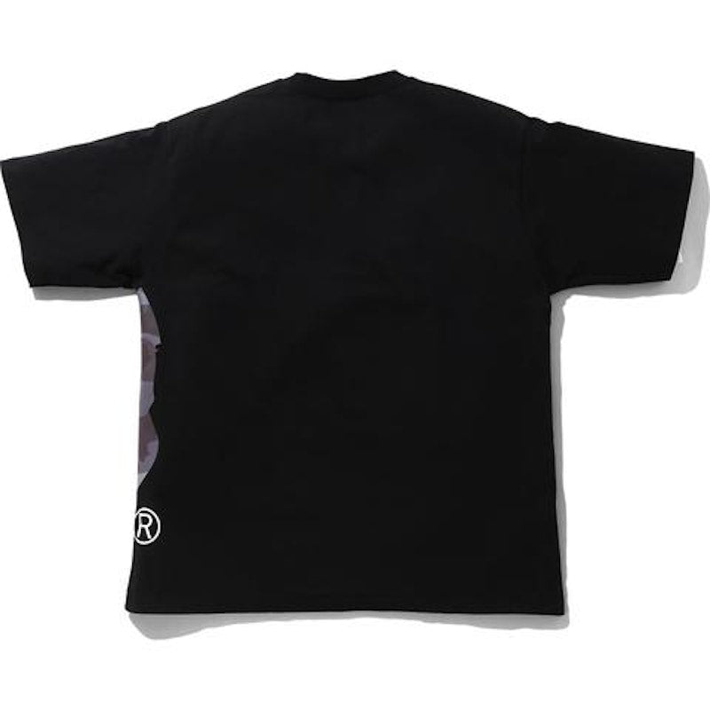BAPE Color Camo Side Big Ape Head Relaxed Tee Black/Burgundy