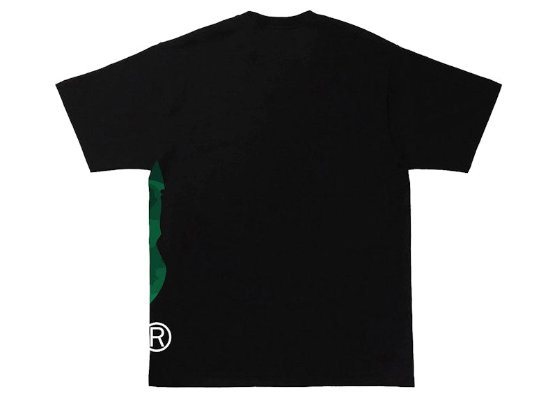 BAPE Color Camo Side Big Ape Head Tee Black/Green