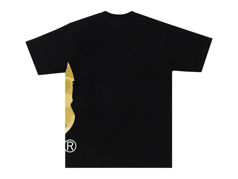 BAPE Color Camo Side Big Ape Head Tee (FW25) Black/Yellow