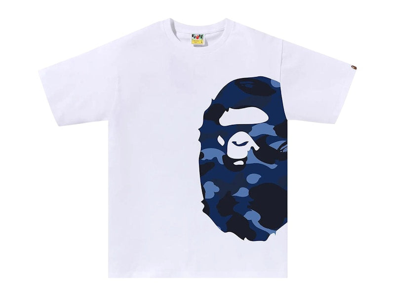 BAPE Color Camo Side Big Ape Head Tee (FW25) White/Navy